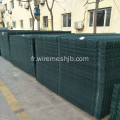 Filet de clôture de treillis métallique soudé enduit par PVC de 1.8M